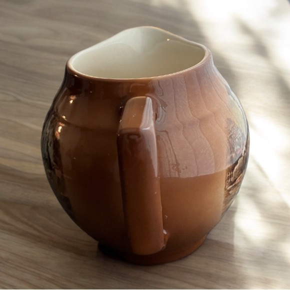 Vintage Lancaster Sandland 3.5" Creamer Oliver Twist Hanley England Double Side - Picture 4 of 8